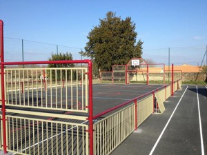 Exemple aire de jeux multisports