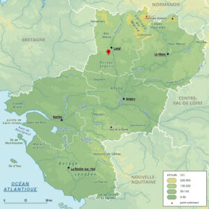 Situation de la commune dans la région Pays de la Loire
